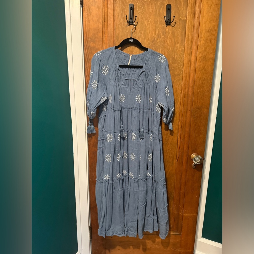 Free People Celestial Skies Midi Dress